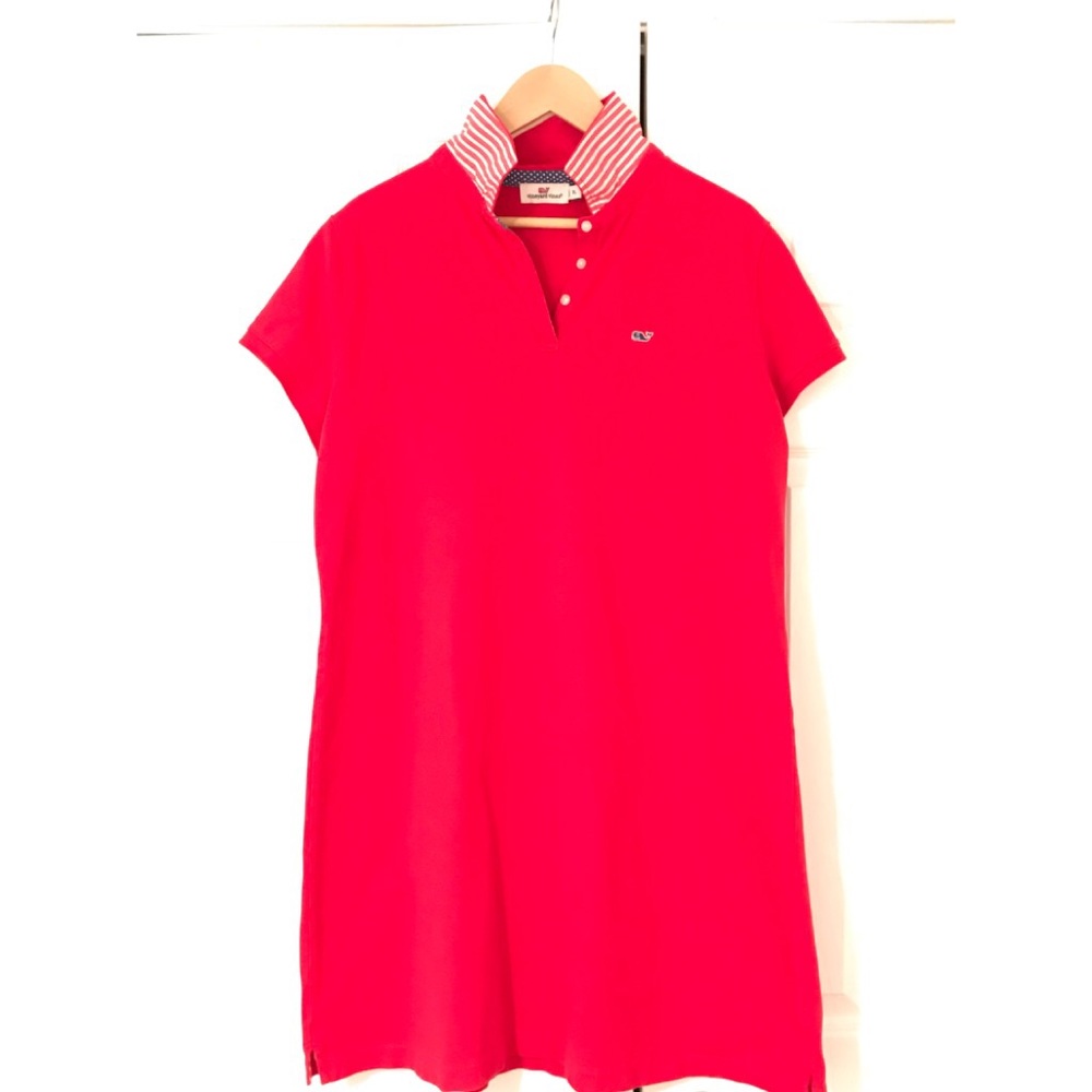 🇺🇸Vineyard Vines Flag Undercollar Polo Dress